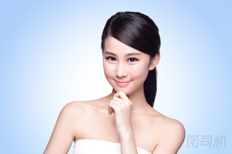 美麗的皮膚護(hù)理的女人的臉