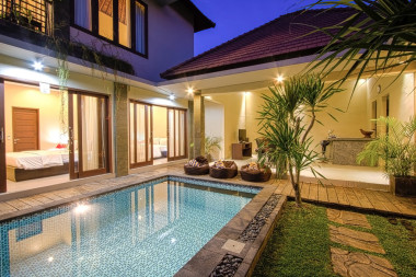 熱帶泳池別墅.照片