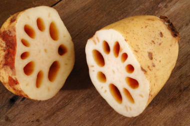 蓮藕根狀莖木質背景