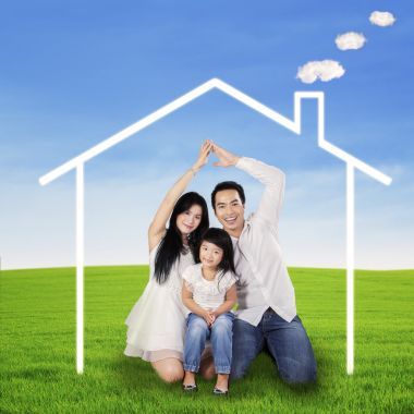 西班牙裔美國(guó)人家庭與夢(mèng)想中的房子