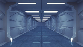 未来派走廊图片