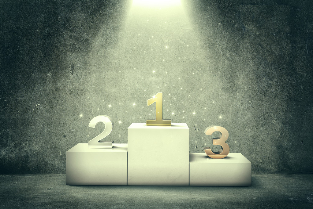 获奖者领奖台 获奖者领奖台