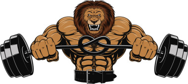 憤怒的獅子圖片