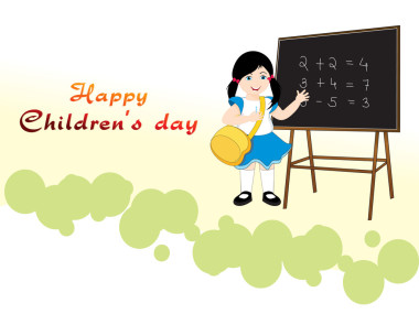 兒童節(jié)那天的矢量壁紙