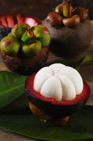 熱帶水果山竹照片