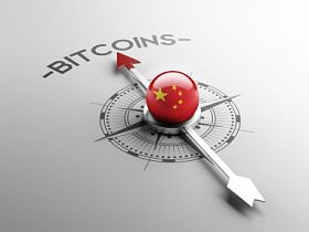 中国比特币概念照片