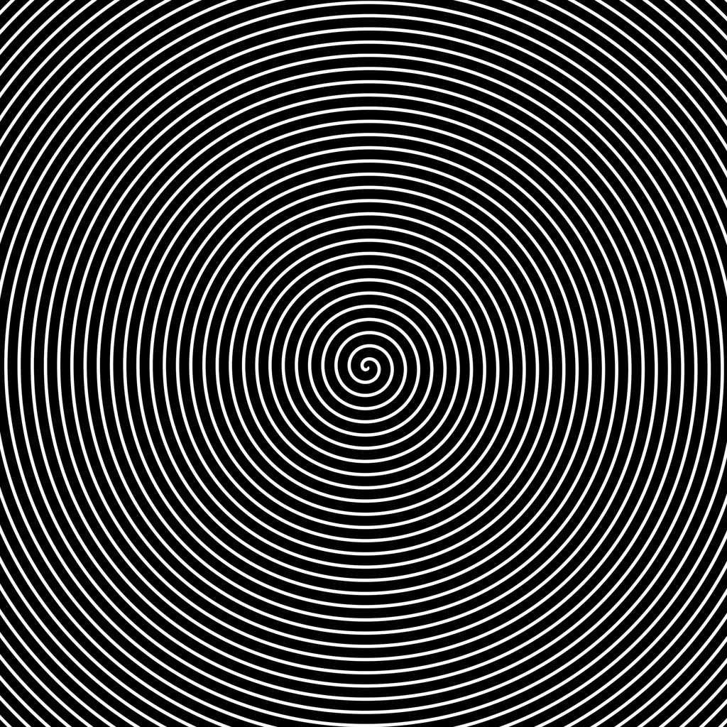 黑色和白色螺旋