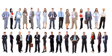 有吸引力的年輕商業(yè)-精英業(yè)務(wù)團(tuán)隊