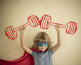 超级英雄的孩子图片