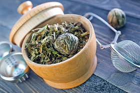 干茶叶图片