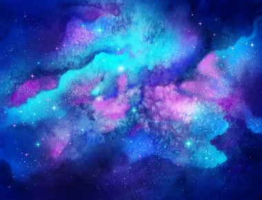 水彩的外層空間