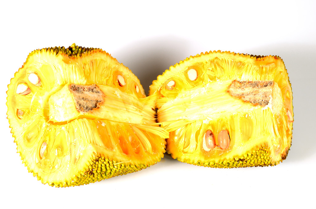 在白色背景上孤立的菠萝蜜图片 在白色背景上孤立的菠萝蜜图片