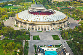在莫斯科，俄罗斯体育场 luzniki