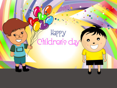 快樂的兒童節(jié)慶典圖