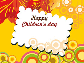 快乐的儿童节庆典图图片