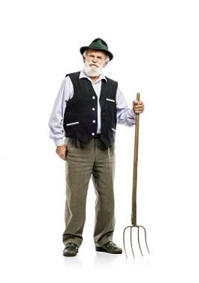 巴伐利亚人控股干草叉