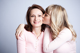 母亲和女儿图片