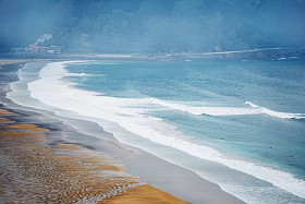 大海浪从高空