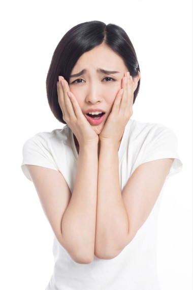 中国女人的面部表情照片