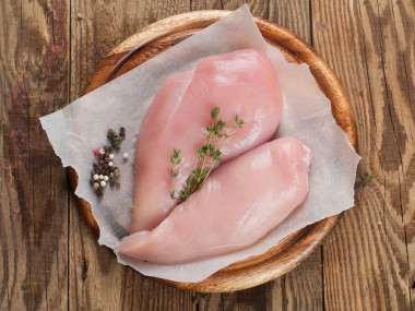 生鸡胸肉片图片