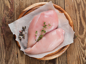 生鸡胸肉片图片