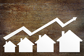 房地产销售增长的概念图片