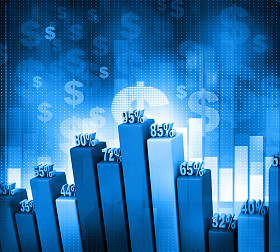 股票市场图图片