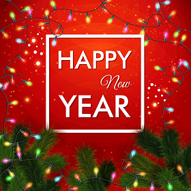 新年快乐 2015年卡