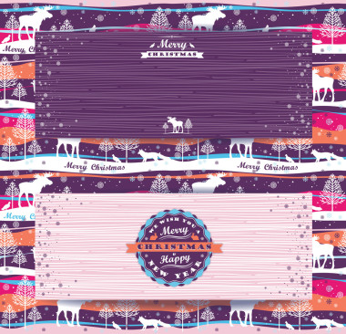 快樂(lè)圣誕背景與排版.圖片