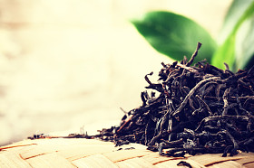 干红茶的特写图片