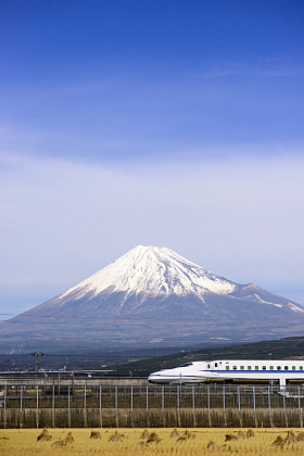在日本富士山.照片