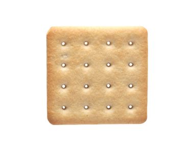 在白色的饼干