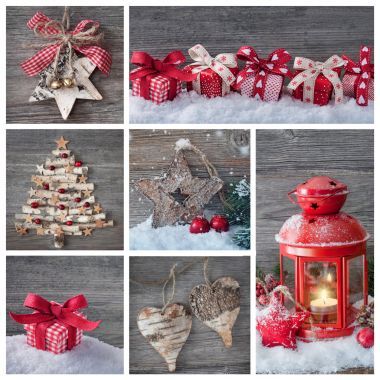 圣誕拼貼畫圖片