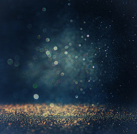 闪光复古灯背景。金、 银、 蓝、 黑。除重点