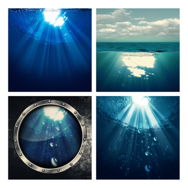 海洋背景一套图片