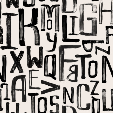 無縫的復(fù)古風(fēng)格模式，隨機不均勻垃圾信件