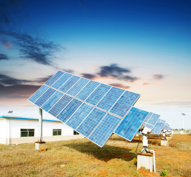 太陽(yáng)能電池板照片