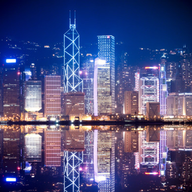 香港美麗夜景照片