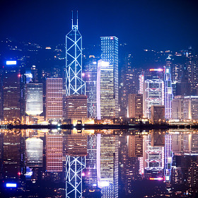 香港美丽夜景照片