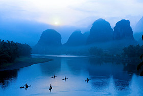 在桂林，中国风光