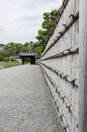 在日本京都佛寺城堡