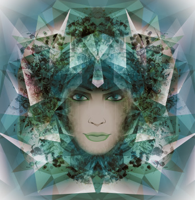 抽象的女人圖圖片