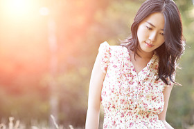 美丽的亚洲女人照片