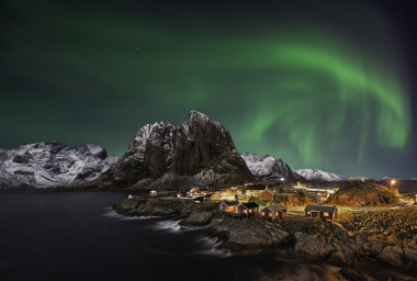 Hamnoy 極光圖片