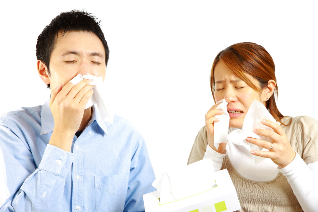 日本夫妇患有变应性鼻炎