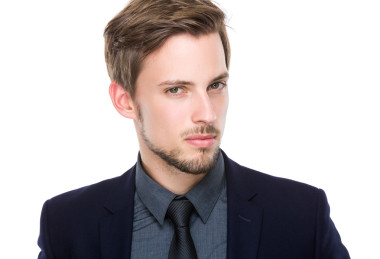 英俊有信心商人圖片