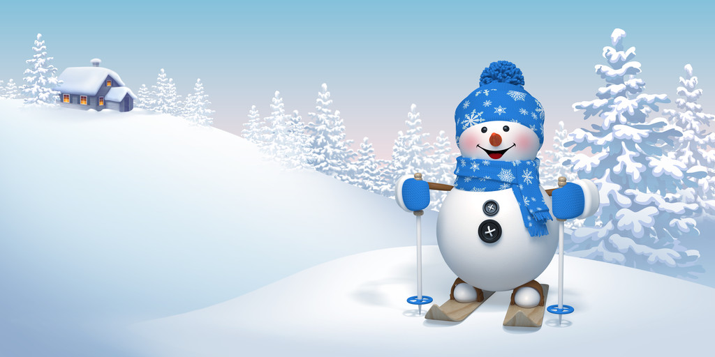 快乐雪人滑雪 快乐雪人滑雪