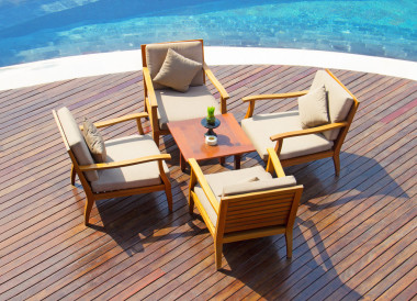 餐厅的丛林景色图片