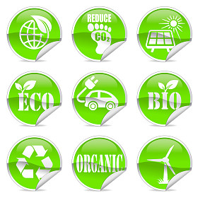 生态标签和贴纸