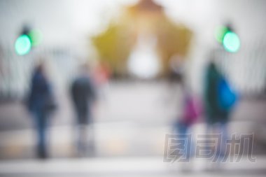 模糊的城市米蘭景